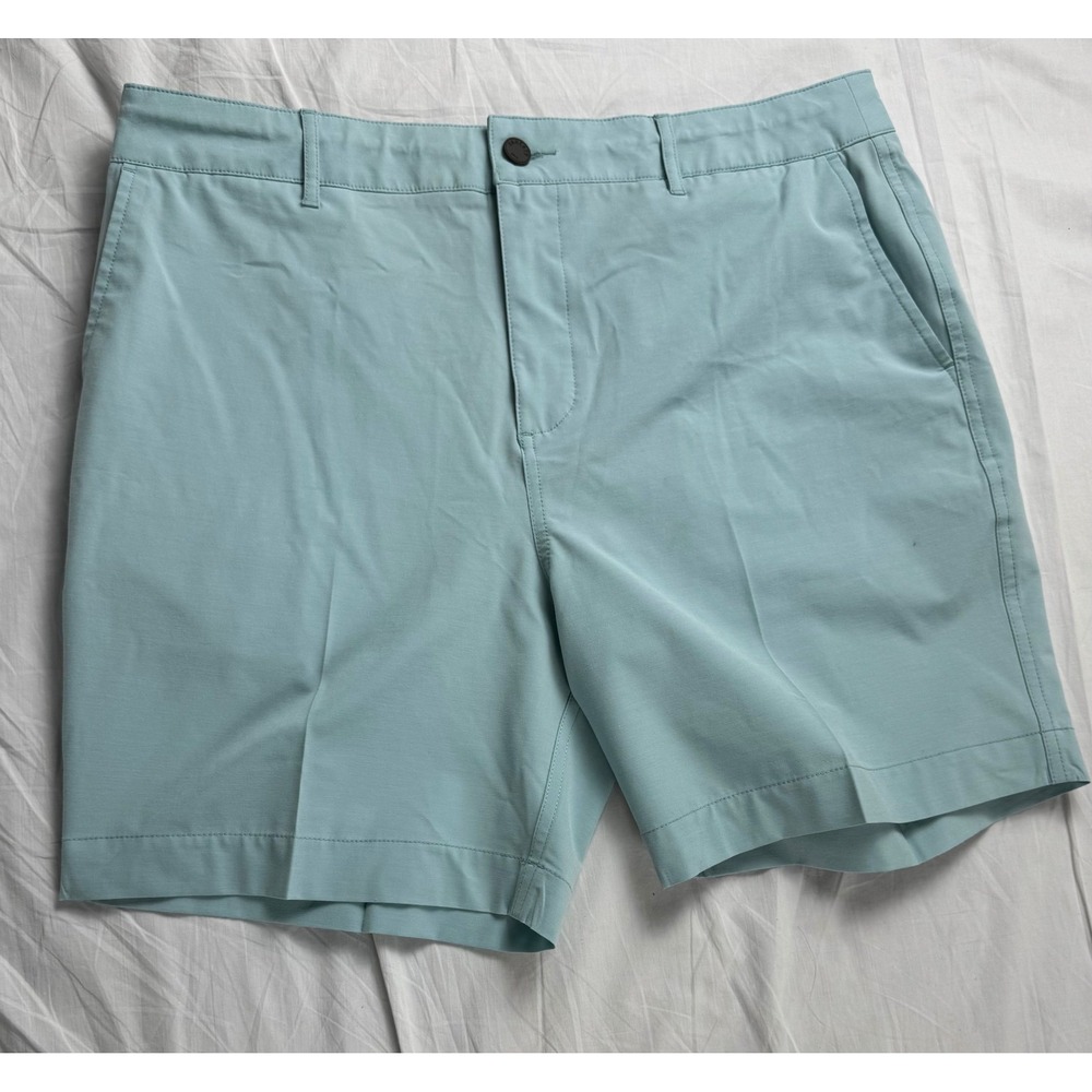 Faherty Brand Men's All Day Shorts Light Blue Size‎ 35 Golf Casual